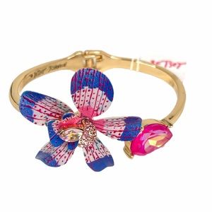 Betsey Johnson Welcome to Jungle Orchid Bracelet
